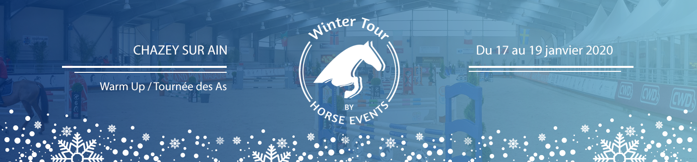 Winter Tour by Horse Events - Warm up - Chazey-sur-Ain / 17/01/2020 - 17/01/2020