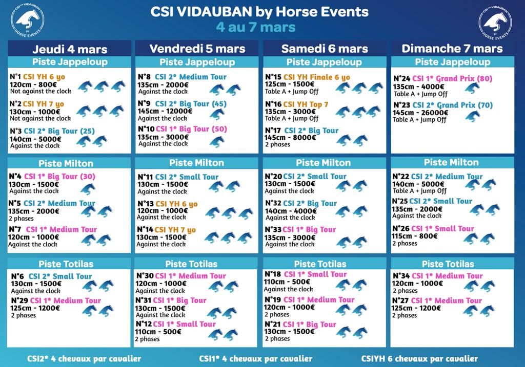 CSI VIDAUBAN BY HORSE EVENTS / 04/03/2021 - 07/03/2021
